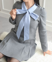 画像をギャラリービューアに読み込む, 【再入荷】襟付きミニニットワンピース/TT547406