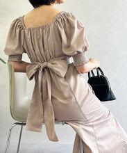 画像をギャラリービューアに読み込む, 一部店舗限定 2wayオフショルバックリボンワンピース/TT557401