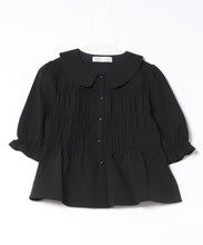 画像をギャラリービューアに読み込む, 一部店舗限定  シャーリングペプラムブラウス/TT558102