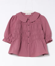 画像をギャラリービューアに読み込む, 一部店舗限定  シャーリングペプラムブラウス/TT558102