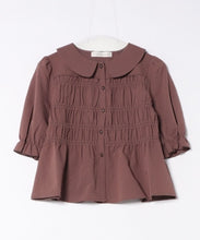 画像をギャラリービューアに読み込む, 一部店舗限定  シャーリングペプラムブラウス/TT558102
