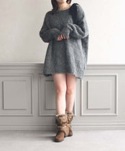 画像をギャラリービューアに読み込む, 【予約販売/11月中旬発売予定】【一部店舗限定アイテム】肩リボンふわもこニット/TT558302