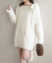 画像をギャラリービューアに読み込む, 【予約販売/11月中旬発売予定】【一部店舗限定アイテム】肩リボンふわもこニット/TT558302