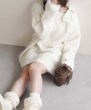 画像をギャラリービューアに読み込む, 肩リボンふわもこニット/TT558302