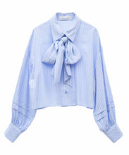 画像をギャラリービューアに読み込む, フロントタッククロップドボウタイシャツ/TT518103