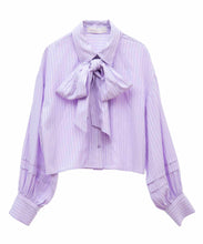 画像をギャラリービューアに読み込む, フロントタッククロップドボウタイシャツ/TT518103