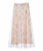 画像をギャラリービューアに読み込む, フラワープリントチュールスカート/TT517203