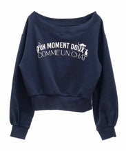 画像をギャラリービューアに読み込む, ネコロゴオフショルプルオーバー/TT518201