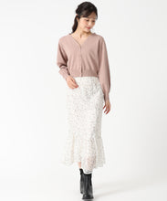 画像をギャラリービューアに読み込む, Vネックパフスリーブカーディガン/TT538403