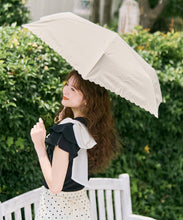 画像をギャラリービューアに読み込む, 【お洋服と同時購入で半額 日傘フェア開催中!】<晴雨兼用>折り畳みスカラップ日傘/31Sons de mode/G-0602