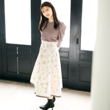 画像をギャラリービューアに読み込む, ラインフラワースカート/mm337202