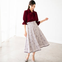 画像をギャラリービューアに読み込む, ラインフラワースカート/mm337202