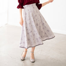画像をギャラリービューアに読み込む, ラインフラワースカート/mm337202