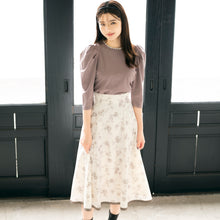 画像をギャラリービューアに読み込む, ラインフラワースカート/mm337202