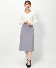 画像をギャラリービューアに読み込む, ボタン付きタイトスカート/mm337205