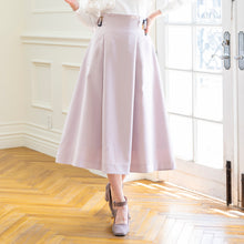 画像をギャラリービューアに読み込む, ウールライクツイルサイドベルトスカート/mm337210
