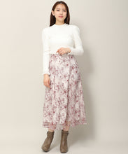 画像をギャラリービューアに読み込む, 刺繍フラワースカート/MM337225