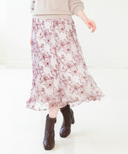 画像をギャラリービューアに読み込む, 刺繍フラワースカート/MM337225