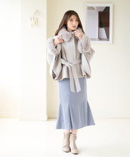 画像をギャラリービューアに読み込む, バックレースアップサテンマーメイドスカート/MM337226