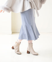 画像をギャラリービューアに読み込む, バックレースアップサテンマーメイドスカート/MM337226