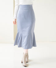 画像をギャラリービューアに読み込む, バックレースアップサテンマーメイドスカート/MM337226