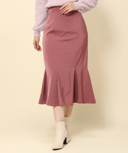 画像をギャラリービューアに読み込む, バックレースアップサテンマーメイドスカート/MM337226