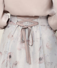 画像をギャラリービューアに読み込む, シフォンジーレースアップスカート/MM337228