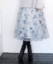 画像をギャラリービューアに読み込む, シフォンジーレースアップスカート/MM337228