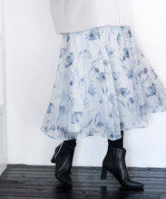 画像をギャラリービューアに読み込む, シフォンジーレースアップスカート/MM337228