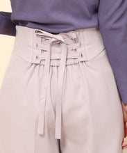 画像をギャラリービューアに読み込む, ウールライクバックレースアップワイドパンツ/MM337302
