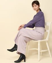 画像をギャラリービューアに読み込む, ウールライクバックレースアップワイドパンツ/MM337302