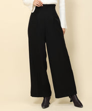 画像をギャラリービューアに読み込む, ウールライクバックレースアップワイドパンツ/MM337302
