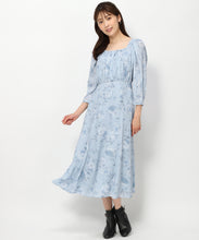 画像をギャラリービューアに読み込む, ぼかしフラワーワンピース/mm337414