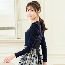 画像をギャラリービューアに読み込む, チェックレースアップドッキングワンピース/mm337417