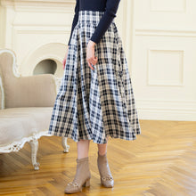 画像をギャラリービューアに読み込む, チェックレースアップドッキングワンピース/mm337417