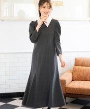 画像をギャラリービューアに読み込む, 襟付きマーメイドワンピース/MM337419