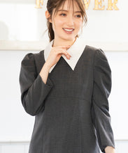 画像をギャラリービューアに読み込む, 襟付きマーメイドワンピース/MM337419