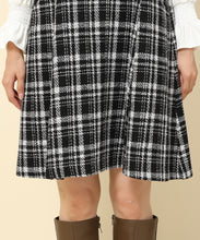 画像をギャラリービューアに読み込む, パール付きツイードジャンスカ/MM337420