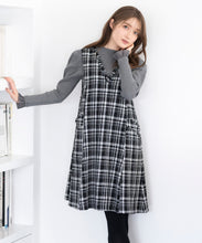 画像をギャラリービューアに読み込む, パール付きツイードジャンスカ/MM337420