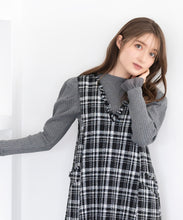 画像をギャラリービューアに読み込む, パール付きツイードジャンスカ/MM337420