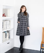 画像をギャラリービューアに読み込む, パール付きツイードジャンスカ/MM337420