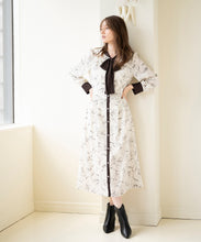 画像をギャラリービューアに読み込む, バイカラーボウタイフラワーワンピース/MM337423