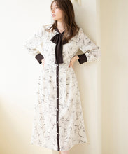 画像をギャラリービューアに読み込む, バイカラーボウタイフラワーワンピース/MM337423