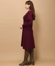 画像をギャラリービューアに読み込む, バックリボンニットミニワンピース/MM337425