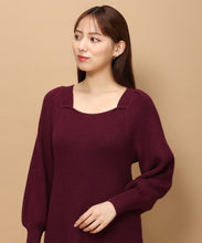 画像をギャラリービューアに読み込む, バックリボンニットミニワンピース/MM337425