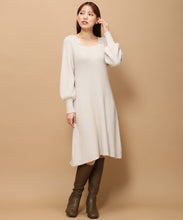 画像をギャラリービューアに読み込む, バックリボンニットミニワンピース/MM337425