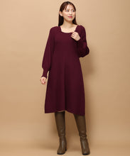 画像をギャラリービューアに読み込む, バックリボンニットミニワンピース/MM337425