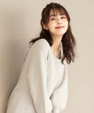 画像をギャラリービューアに読み込む, バックリボンニットミニワンピース/MM337425