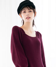 画像をギャラリービューアに読み込む, バックリボンニットミニワンピース/MM337425