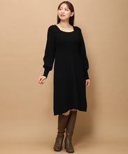 画像をギャラリービューアに読み込む, バックリボンニットミニワンピース/MM337425